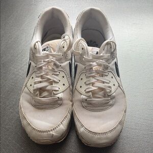 Nike Men's White and Black Sneakers